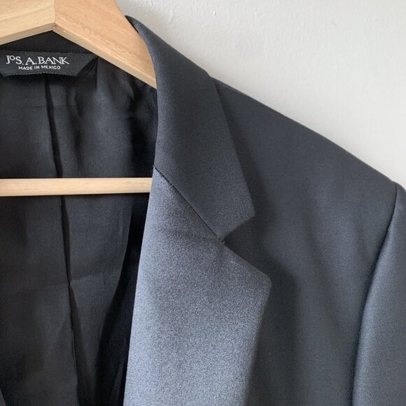 Jos A Bank Taxedo Men’s Size 46 R Wool‎ Signature Collection Notch Lapel Blazer - Picture 14 of 16